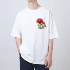 PONPON STUDIOのブル［PONPON FRIENDS SERIES］ Oversized T-Shirt