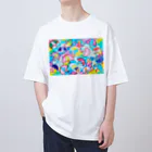 社会福祉法人　真奉会の2023.6ワークショップあいら（壁画） Oversized T-Shirt