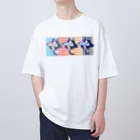 ASSiST mchのALIEN HUSKEY_ColorTee Oversized T-Shirt