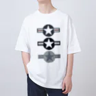 Y.T.S.D.F.Design　自衛隊関連デザインの米軍航空機識別マーク Oversized T-Shirt