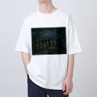 世界美術商店のローヌ川の星月夜 / Starry Night Oversized T-Shirt