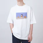 おじき🐧🔪のたまごとごはんでつくった料理 オーバーサイズTシャツ