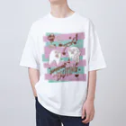 nanaqsaのあいすだいすき!(シャーベット) オーバーサイズTシャツ