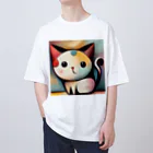 T2 Mysterious Painter's ShopのMysterious Cat Oversized T-Shirt