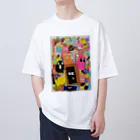 Tistoのお菓子の仲間たち オーバーサイズTシャツ