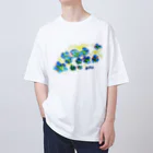 はなのしおりのあじさい オーバーサイズTシャツ