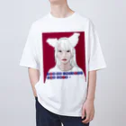 Zac-SDのヒト型ねこのひとこと（ちぃ） Oversized T-Shirt