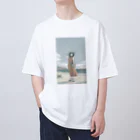 みずす（イラストレーター）の9月の海 Oversized T-Shirt
