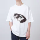 ばろうずのオブジェクト「猫」 Oversized T-Shirt