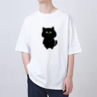 ネムうまるの黒猫 しじみさん Oversized T-Shirt