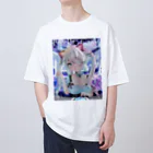 radennbyakkoの地雷系ブラック白虎 Oversized T-Shirt