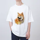 デジタルキャンバスの"シバワンダー" 柴犬愛好家Tシャツ Oversized T-Shirt