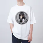 Jimiko Maiden (ジミコメイデン)の【Jimiko Maiden】にっこりメイド（ディフォルメ） Oversized T-Shirt