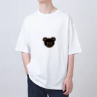 &Stitchのドット絵ブラックベア オーバーサイズTシャツ