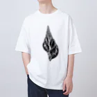 縄文ヨロコビトの巻き貝が好き Oversized T-Shirt