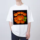 にょんのTシャツ屋さんのかぼちゃのランタンパーティー オーバーサイズTシャツ
