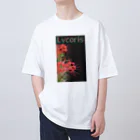 アニマル四字熟語のリコリス　彼岸花　LYCORIS オーバーサイズTシャツ