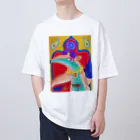 nacosuのアリクイ君わーるでぃ～　India Oversized T-Shirt