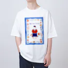 ブルーグリーンのマリンな夏 オーバーサイズTシャツ