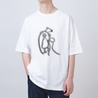 よっこら商店のこっちのキャップはどうかな？ Oversized T-Shirt