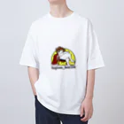 legtan_borzoiの夢見るボルゾイ オーバーサイズTシャツ