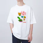 スタジオばんやの花 オーバーサイズTシャツ