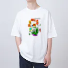 スタジオばんやの花花 Oversized T-Shirt