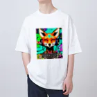 Sawajin Art CollectionのDISGUISED FOX #1 オーバーサイズTシャツ