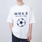 jamfish_goodiesのSPORTS女子「蹴球女子」 Oversized T-Shirt