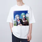 未来アニメスタジオのAIキャラクター24 オーバーサイズTシャツ