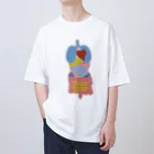 原子の人体スケスケ Oversized T-Shirt