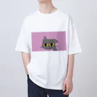 【KOTCH】 Tシャツショップの耳たれ　ピンク Oversized T-Shirt