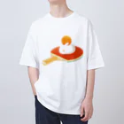 MochiOzのうさもちTシャツ（卓球） Oversized T-Shirt