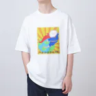 ティラノサウルスのウーパールーパースーパーマン Oversized T-Shirt