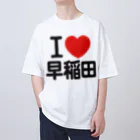 I LOVE SHOPのI LOVE 早稲田 Oversized T-Shirt