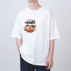 薩摩の少年爺の少年爺ジィの！いけ！いけ！どんどん オーバーサイズTシャツ