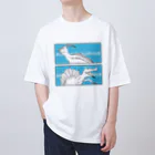 彩葉-IROHA-の戯画ザウルス(パラサウロロフス・スピノサウルス) Oversized T-Shirt