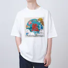 熊活のすゝめの熊活のすゝめ　夏くまver Oversized T-Shirt