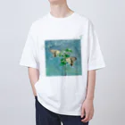 kitaooji shop SUZURI店のはねをかわかす Oversized T-Shirt