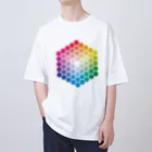 Rubbishのハニカムカラーチャート オーバーサイズTシャツ