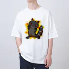 しっぽ王国の猫ヤモリ オーバーサイズTシャツ