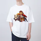 桜音ことこ企画の少年とオオカミの追跡 Oversized T-Shirt