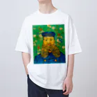 世界美術商店の郵便配達人ジョゼフ・ルーラン / Portrait of Joseph Roulin Oversized T-Shirt