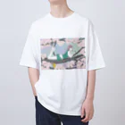 melancholy shopの淡い春 Oversized T-Shirt