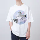 Loveuma. official shopのDreamin' Maihime. by Horse Support Center Oversized T-Shirt