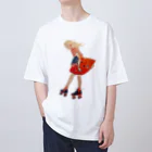 桜音ことこ企画のお気に入りのローラースケート Oversized T-Shirt