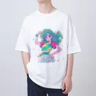 Haku.のニューレトロガール オーバーサイズTシャツ