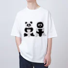 シュンボーヤの宝箱のパンダとダンパ Oversized T-Shirt