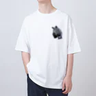 ueko0129のお座りするサイ Oversized T-Shirt