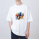 SUN33のAmerican football Oversized T-Shirt